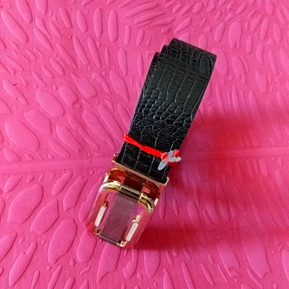 Leather belt men one size